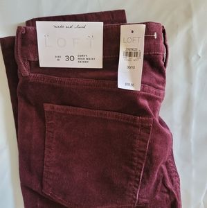 Skinny corduroy pants
